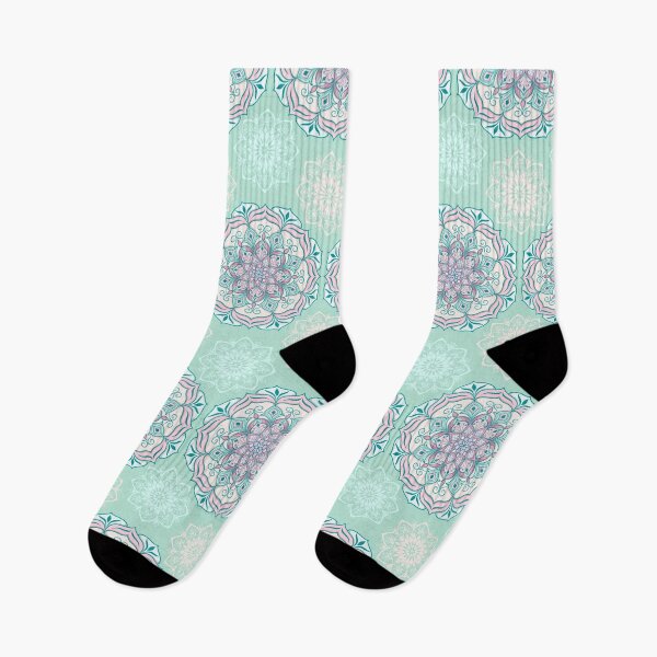 Item preview, Mint Green and Soft Pink Mandala designed and sold by RisaArt22.
