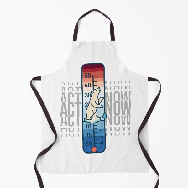 Item preview, Climate Change Alert: Cute Polar Bear on Melting Ice - Environmental Awareness Art designed and sold by H Jonas.