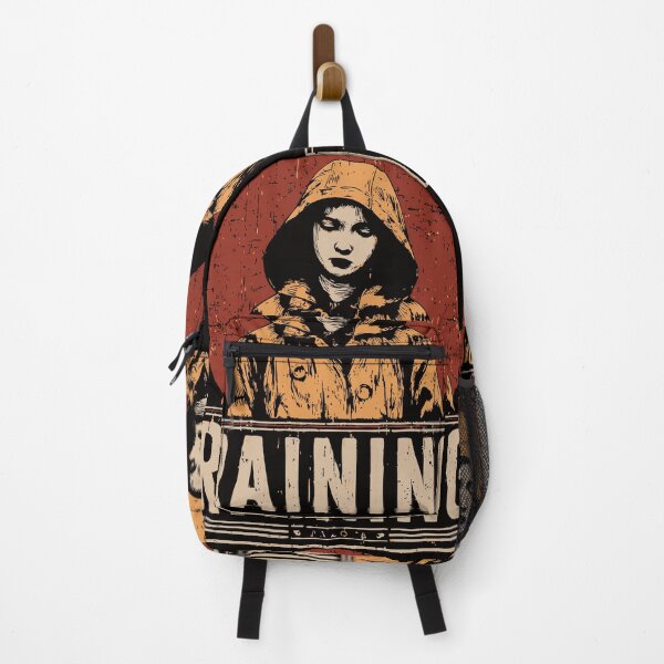 Item preview, Neo Noir Rain Portrait Urban Solitude Umbrella Art designed and sold by TuncGK.