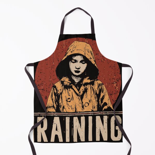 Item preview, Neo Noir Rain Portrait Urban Solitude Umbrella Art designed and sold by TuncGK.