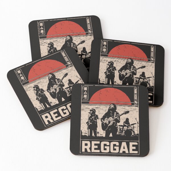 Item preview, Reggae Band Silhouette Caribbean Rhythm Revolution Art designed and sold by TuncGK.