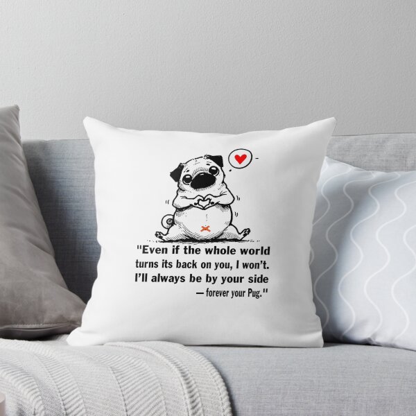 Item preview, Camiseta para amantes de los pugs: Forever Your Pug designed and sold by ZHUGUI.