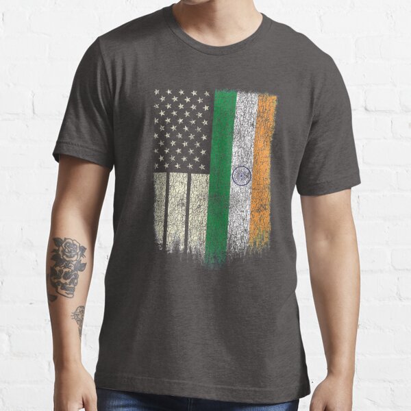 USA Flag Distressed United States Nationality & Ethnic Pride Mens T-shirt