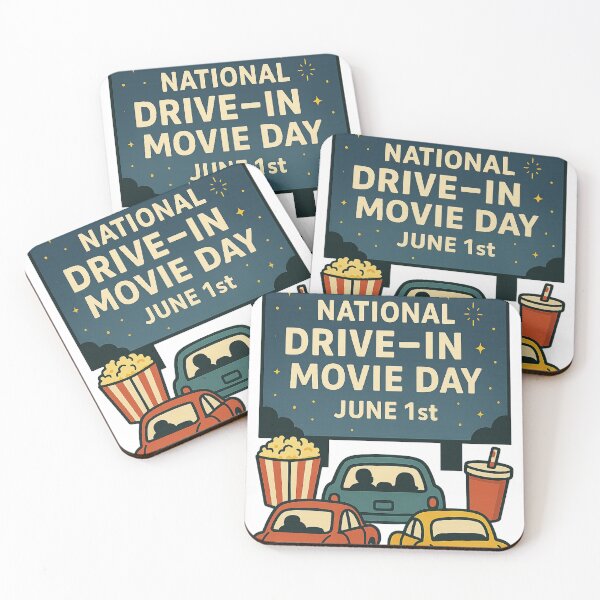 Item preview, National Drive-In Movie Day, June 6th designed and sold by JDAShirts.