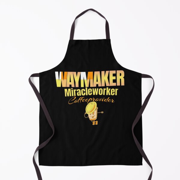 Item preview, Waymaker Miracleworker Coffeeprovider Funny Christian Text designed and sold by DivineHaven.