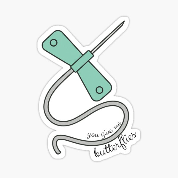 Item preview, You Give Me Butterflies - Veterinary Medicine  designed and sold by Megan Burke.