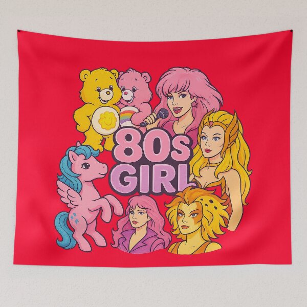 Item preview, 80s Girl Kidcore Retro Throwback Vintage Cartoon Ladies Tribute  designed and sold by 90snerd.