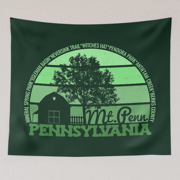 Item preview, Mt. Penn Pennsylvania Sunset Retro Vintage Local Pride Logo designed and sold by CRHPOD20.