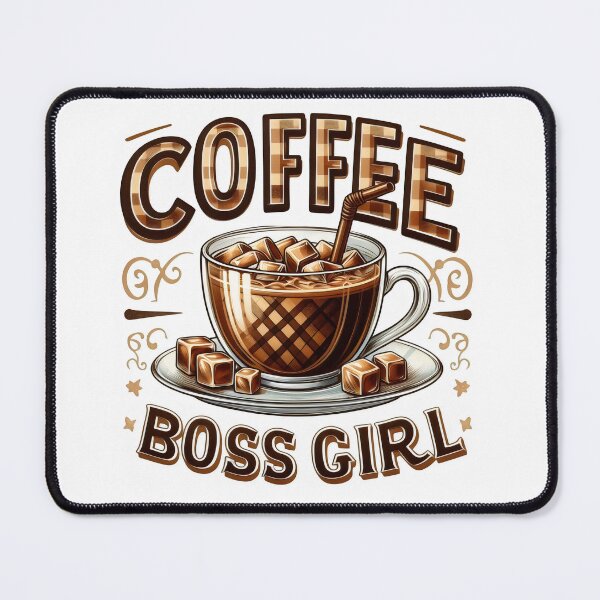 Item preview, coffee boss girl designed and sold by GogoGrove.