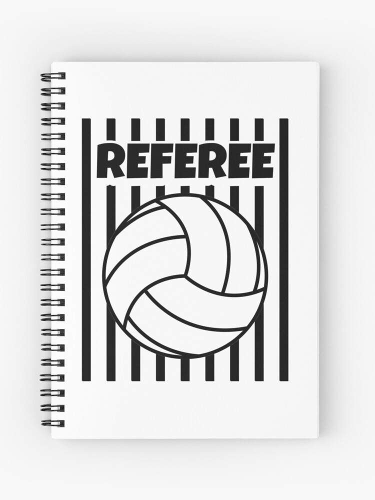Referee volleyball Gear Outfit Shirt Tshirt BLACK