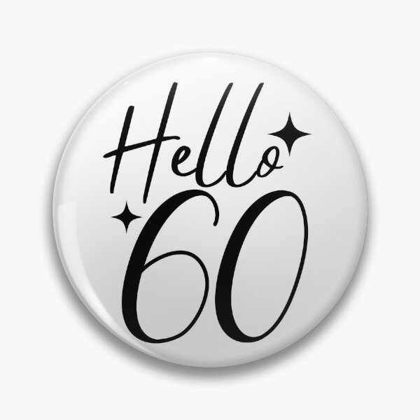 Item preview, Hello 60 | 60th Birthday Celebration | Vintage 1965 Anniversary Design designed and sold by highflycrafts.