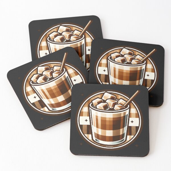 Item preview, brown plaid coffee designed and sold by GogoGrove.
