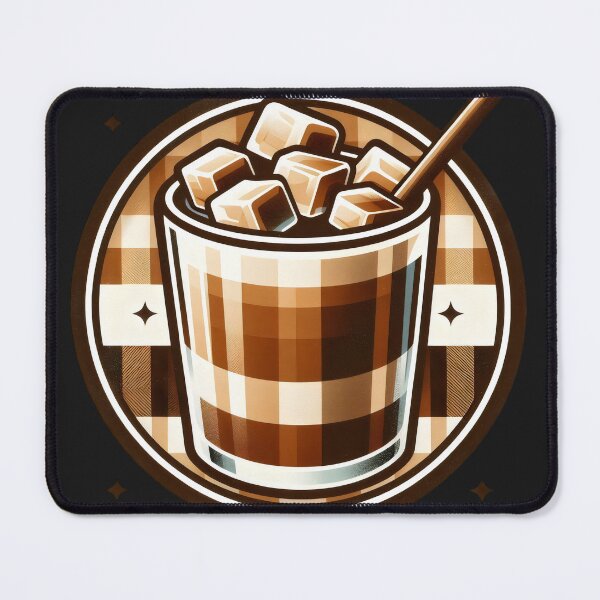 Item preview, brown plaid coffee designed and sold by GogoGrove.