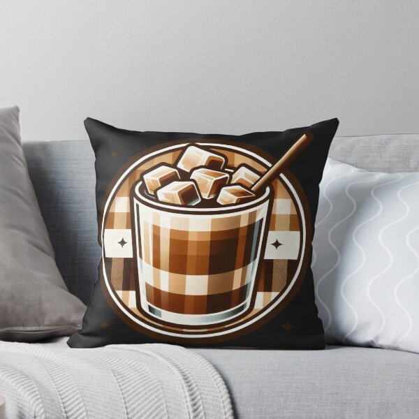 Item preview, brown plaid coffee designed and sold by GogoGrove.