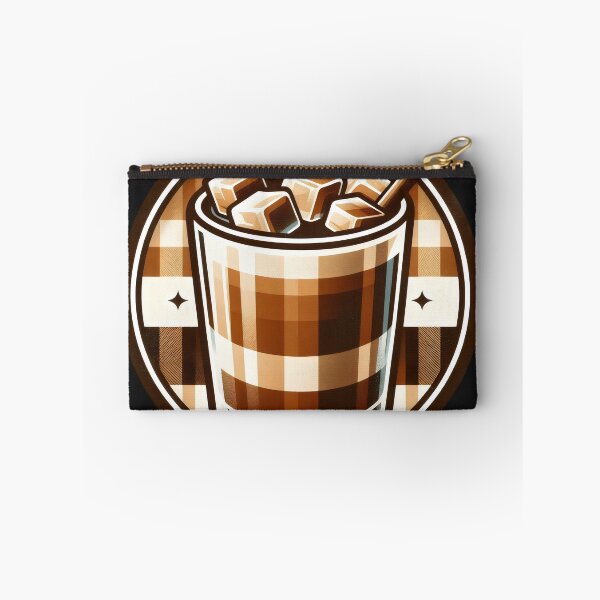Item preview, brown plaid coffee designed and sold by GogoGrove.