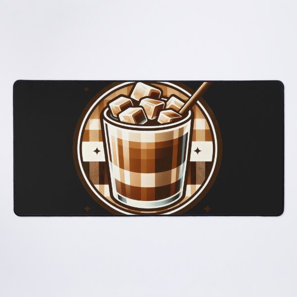 Item preview, brown plaid coffee designed and sold by GogoGrove.