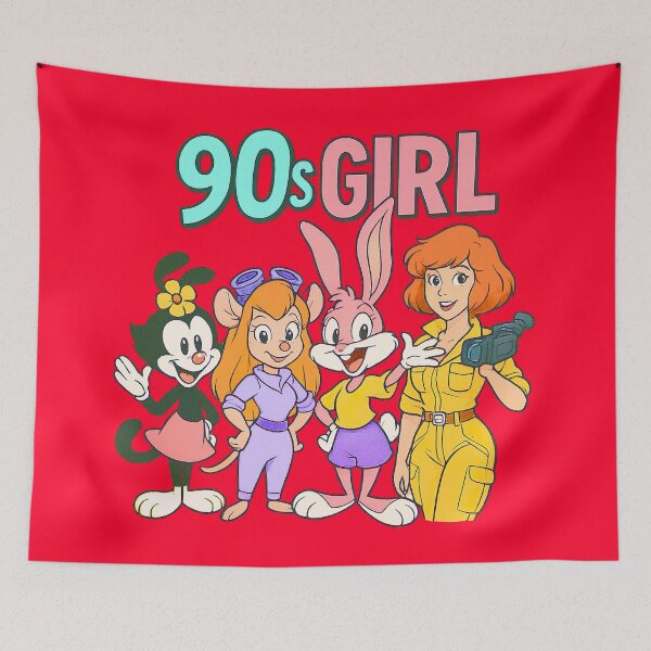 Item preview, 90s Girl Kidcore Retro Throwback Vintage Cartoon Ladies Tribute  designed and sold by 90snerd.