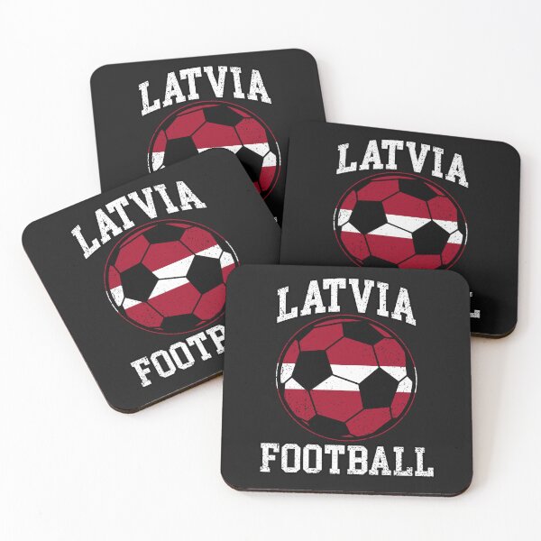 Item preview, SOCCER BALL - LATVIA | Soccer Fans and Teams for Men and Women t-shirt designed and sold by wallsandpatts.