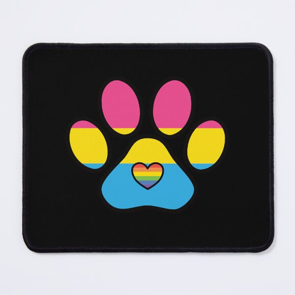 Item preview, Pansexual Dog Paw Rainbow Gay Pride Flag LGBTQIA designed and sold by ChailynReed.
