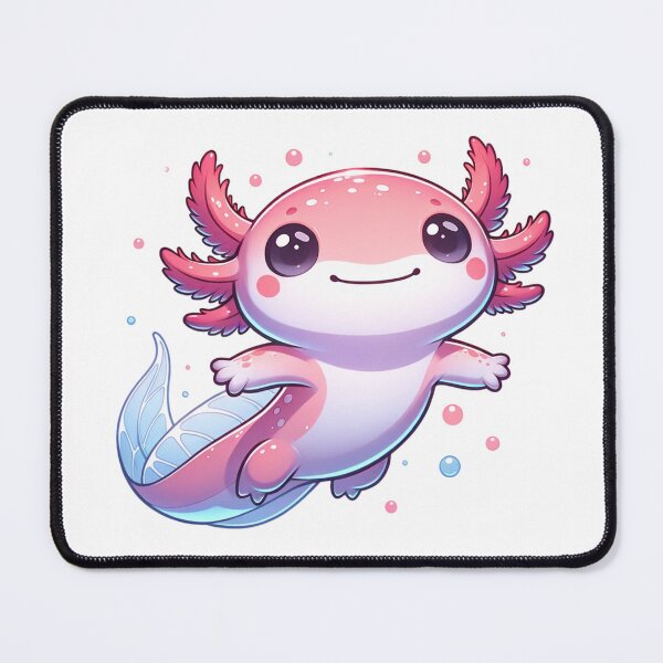 Item preview, Cute Axolotl Swimming designed and sold by Epic Splash Graphics.