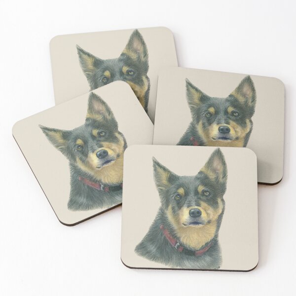 Item preview, kelpie designed and sold by Paws & Petals Art.