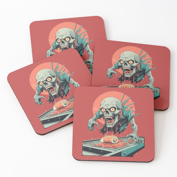 Item preview, Drooling for Sushi – Zombie's Favorite Dish designed and sold by Anno Meister.