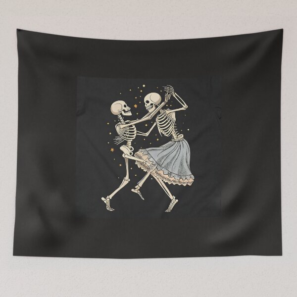 Item preview, Skeleton Couple Dance designed and sold by trendspatterns.