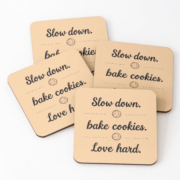 Item preview,   Slow Down Bake Cookies Love Hard T-Shirt - Vintage Grandma Quote, Cozy Baking Shirt, Inspirational Gift designed and sold by Typography Prints.
