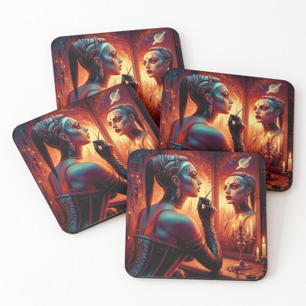 Item preview, Cyborg Reflection in Starry Night designed and sold by Ghost Archer Illusions.