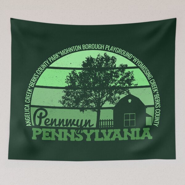 Item preview, Pennwyn Pennsylvania Sunset Retro Vintage Local Pride Logo designed and sold by CRHPOD20.