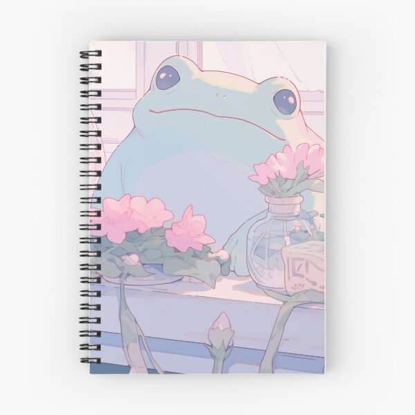 Artikelvorschau, Kawaii Frosch umgeben von Blumen – Nur entspannte Stimmung entworfen und verkauft von TSoma.