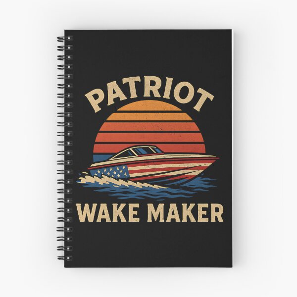 Item preview, Patriot Wake Maker USA American Flag Boat Drag Boat Racing Patriotic Watercraft Boating 4th Of July  designed and sold by CarantinedChaos.