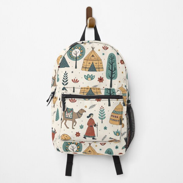 Item preview, Whimsical Nomadic Folk Art Patter designed and sold by tretyakov.