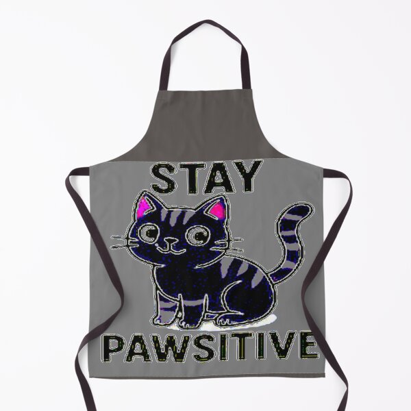 Item preview, Stay Pawsitive Funny Cat Saying designed and sold by SmashingDeals.