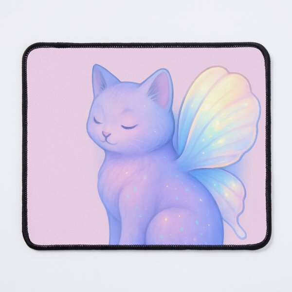 Item preview, closed heart, shell-winged cat designed and sold by ashwin.alcove.