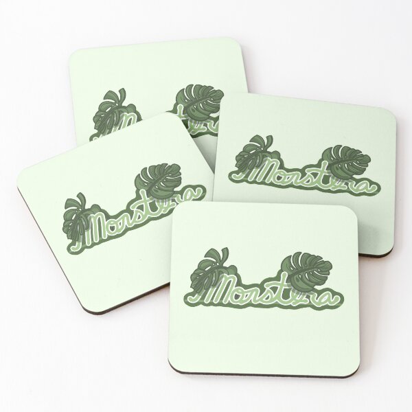 Item preview, Monstera Houseplant Lettering designed and sold by FrogArtShop.