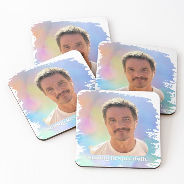 Item preview, Staring Respectfully – Pedro Pascal designed and sold by daintyriot.