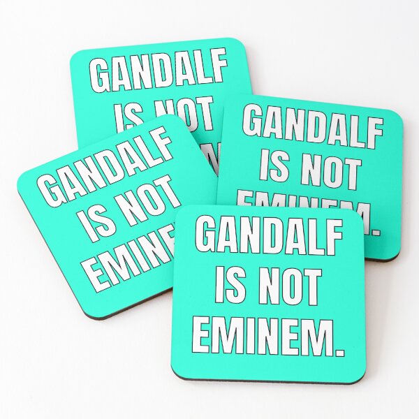 Item preview, Gandalf is not Eminem (cyan edition) designed and sold by Doctor Schtrudel.