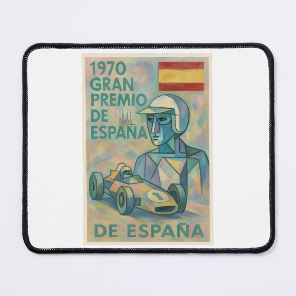 Item preview, 1970 Spanish Grand Prix Racing Poster designed and sold by retrographics.