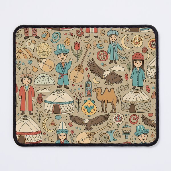 Item preview, Kazakh Cultural Folk Art Pattern designed and sold by tretyakov.