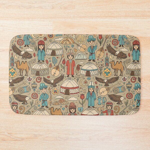 Item preview, Kazakh Cultural Folk Art Pattern designed and sold by tretyakov.