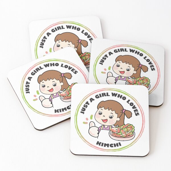 Item preview, Just A Girl Who Loves Kimchi designed and sold by bolimj.
