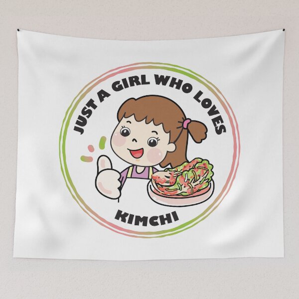 Item preview, Just A Girl Who Loves Kimchi designed and sold by bolimj.