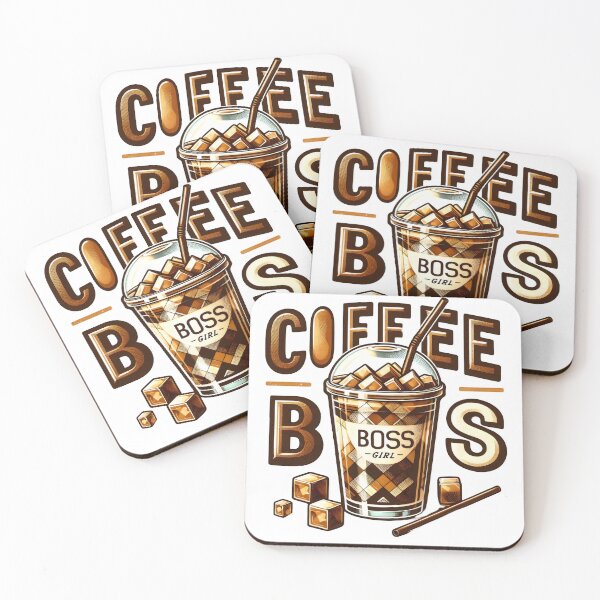 Item preview, coffee boss girl designed and sold by GogoGrove.