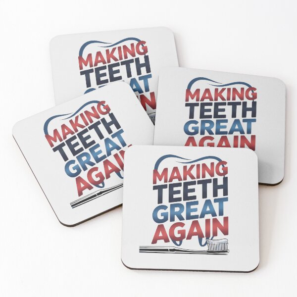 Item preview, Make Teeth Great Again - Dental Humor Design designed and sold by StellarSnap.
