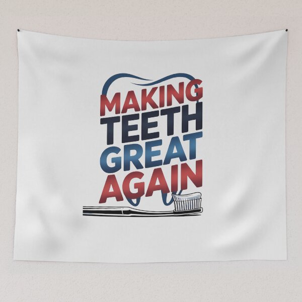Item preview, Make Teeth Great Again - Dental Humor Design designed and sold by StellarSnap.