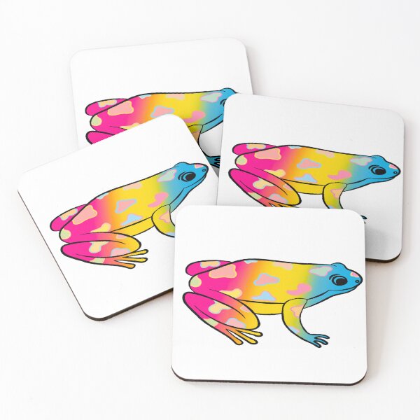 Item preview, Pansexual Flag Frog designed and sold by Cait-Creates22.