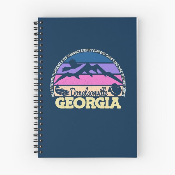 Item preview, Donalsonville Georgia Sunset Retro Vintage Local Pride Logo designed and sold by CRHPOD20.