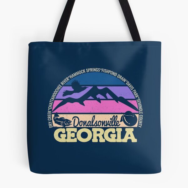 Item preview, Donalsonville Georgia Sunset Retro Vintage Local Pride Logo designed and sold by CRHPOD20.