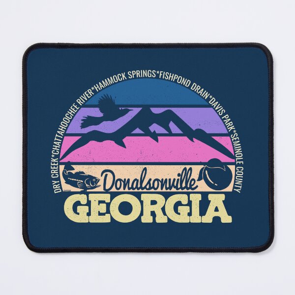 Item preview, Donalsonville Georgia Sunset Retro Vintage Local Pride Logo designed and sold by CRHPOD20.